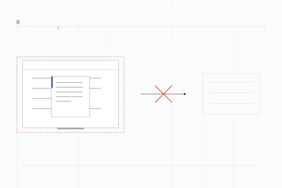 Local browser processing Diagram contrasting a document sent to a remote server with one converted locally inside the browser.